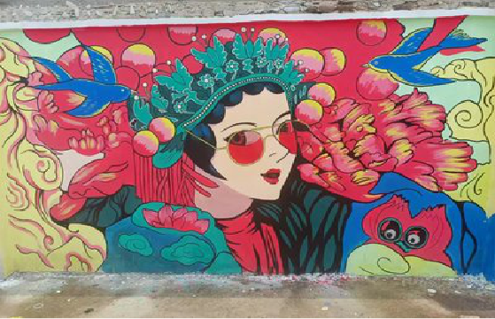 兴山墙体彩绘-网红墙