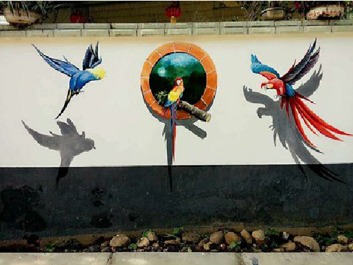 兴山视觉错位-3D墙绘设计