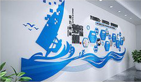 兴山海浪主题文化墙如何设计？