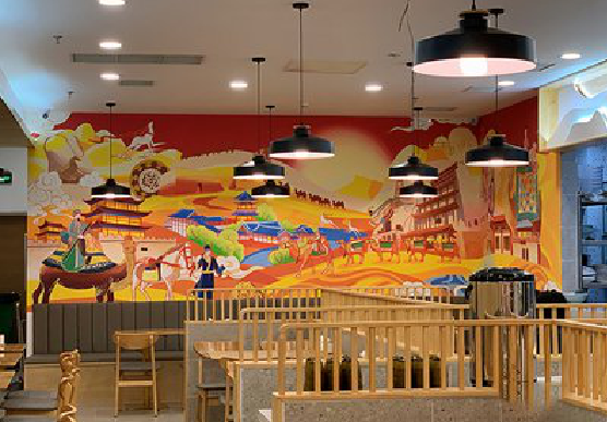 兴山商业空间彩绘介绍。