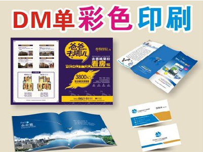 兴山单页印刷，色彩搭配简单。