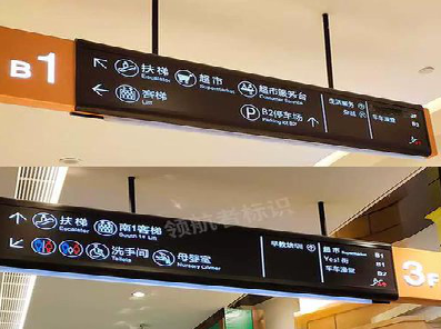 兴山如何通过商场标识牌引导客流分布？